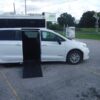 White Chrysler Pacifica with Driverge Side Entry Automatic Fold Out conversion