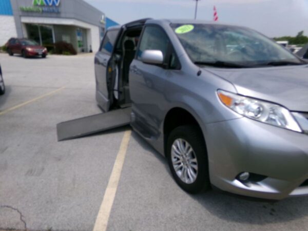 Silver Toyota Sienna with Vantage Mobility Side Entry Automatic In Floor conversion
