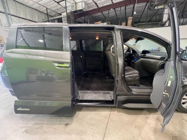 Brown Honda Odyssey with Vantage Mobility Side Entry Automatic In Floor conversion