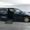 Blue Chrysler Pacifica with BraunAbility Side Entry Automatic Fold Out conversion