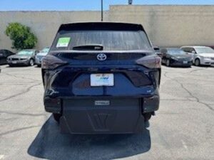 Blue Toyota Sienna with Vantage Mobility Rear Entry Manual Fold Out conversion