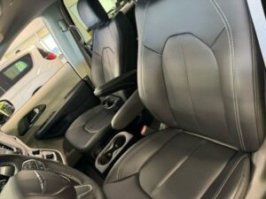 Silver Chrysler Pacifica with BraunAbility Side Entry Automatic Fold Out conversion