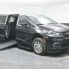 Black Chrysler Pacifica with BraunAbility Side Entry Automatic In Floor conversion