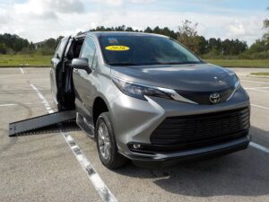 Heavy Metal Toyota Sienna with BraunAbility Side Entry Automatic In Floor conversion