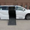 White Toyota Sienna with BraunAbility Side Entry Automatic Fold Out conversion