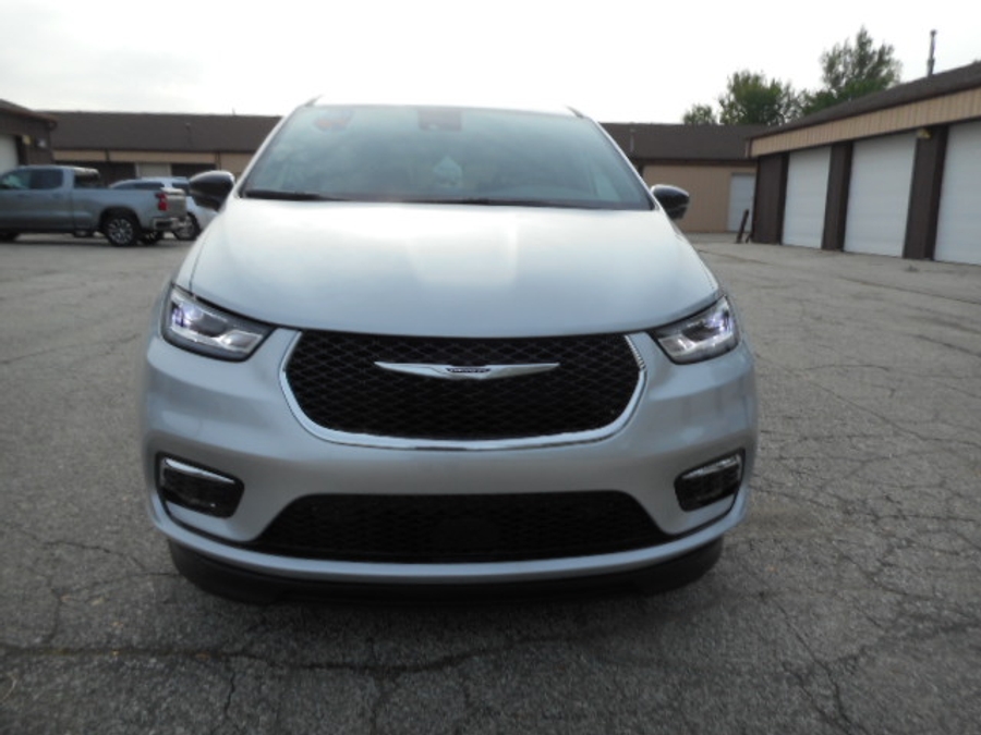 Silver Chrysler Pacifica with BraunAbility Side Entry Automatic Fold Out conversion