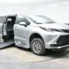 Silver Toyota Sienna with BraunAbility Side Entry Automatic In Floor conversion