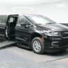 Black Chrysler Pacifica with BraunAbility Side Entry Automatic Fold Out conversion