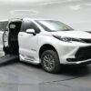 White Toyota Sienna with BraunAbility Side Entry Automatic Fold Out conversion