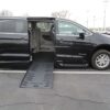 Black Chrysler Voyager with BraunAbility Side Entry Automatic Fold Out conversion