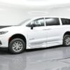 White Chrysler Pacifica with BraunAbility Side Entry Automatic In Floor conversion