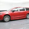 Red Chrysler Pacifica with BraunAbility Side Entry Automatic Fold Out conversion