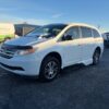 White Honda Odyssey with Vantage Mobility Side Entry Automatic In Floor conversion