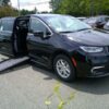 Black Chrysler Pacifica with BraunAbility Side Entry Automatic Fold Out conversion