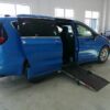 Blue Chrysler Pacifica with Driverge Side Entry Automatic Fold Out conversion