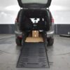 Grey Chrysler Pacifica with BraunAbility Rear Entry Manual Fold Out conversion