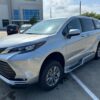 Silver Toyota Sienna with BraunAbility Side Entry Automatic Fold Out conversion