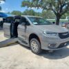 Grey Chrysler Pacifica with Driverge Side Entry Automatic Fold Out conversion