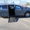 Grey Chrysler Pacifica with Driverge Side Entry Automatic Fold Out conversion