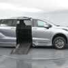 Silver Toyota Sienna with BraunAbility Side Entry Automatic Fold Out conversion