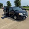 Blue Chrysler Town and Country with Vantage Mobility Side Entry Automatic In Floor conversion