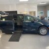 Blue Chrysler Pacifica with Driverge Side Entry Automatic Fold Out conversion