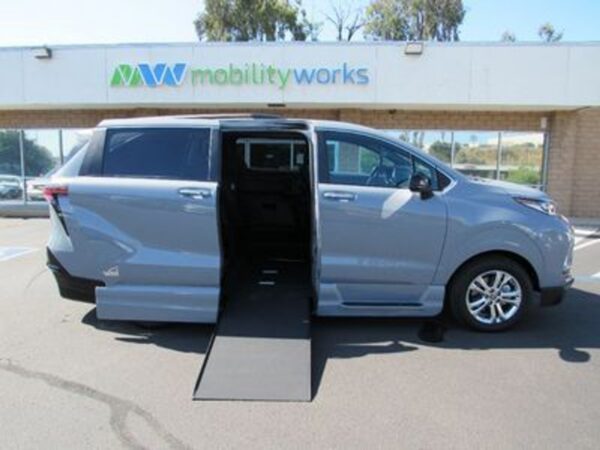 Grey Toyota Sienna with Vantage Mobility Side Entry Automatic In Floor conversion