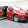 Red Chrysler Pacifica with BraunAbility Side Entry Automatic Fold Out conversion
