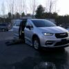 Silver Chrysler Pacifica with BraunAbility Side Entry Automatic Fold Out conversion