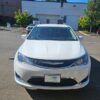 White Chrysler Pacifica with Vantage Mobility Side Entry Automatic In Floor conversion