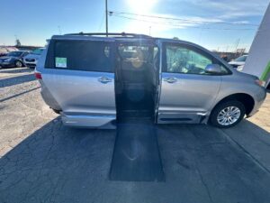 Grey Toyota Sienna with Vantage Mobility Side Entry Automatic In Floor conversion