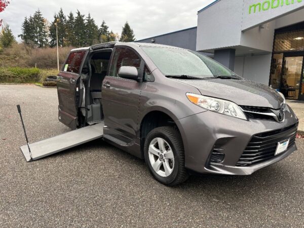 Grey Toyota Sienna with Vantage Mobility Side Entry Manual In Floor conversion