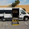 White Ram ProMaster with Driverge Side Entry Automatic Fold Out conversion