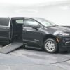 Black Chrysler Pacifica with BraunAbility Side Entry Automatic In Floor conversion