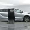 Silver Toyota Sienna with BraunAbility Side Entry Automatic Fold Out conversion