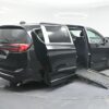 Black Chrysler Pacifica with BraunAbility Side Entry Automatic Fold Out conversion