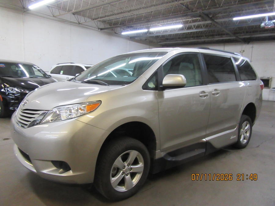 Brown Toyota Sienna with Vantage Mobility Side Entry Manual In Floor conversion