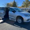 Silver Chrysler Pacifica with BraunAbility Side Entry Automatic Fold Out conversion