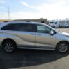 Silver Toyota Sienna with Driverge Rear Entry Manual Fold Out conversion