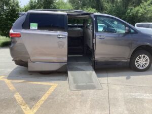 Grey Toyota Sienna with Vantage Mobility Side Entry Automatic In Floor conversion