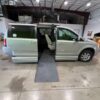 Silver Chrysler Town and Country with Vantage Mobility Side Entry Automatic In Floor conversion