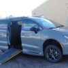 Grey Chrysler Pacifica with Driverge Side Entry Automatic Fold Out conversion