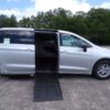 Silver Chrysler Pacifica with Driverge Side Entry Automatic Fold Out conversion