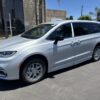 Silver Chrysler Pacifica with BraunAbility Side Entry Automatic Fold Out conversion