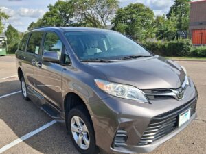 Grey Toyota Sienna with Vantage Mobility Side Entry Automatic In Floor conversion