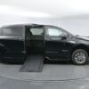 Black Toyota Sienna with BraunAbility Side Entry Automatic In Floor conversion