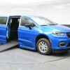 Blue Chrysler Pacifica with BraunAbility Side Entry Automatic In Floor conversion