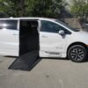 White Honda Odyssey with BraunAbility Side Entry Automatic In Floor conversion