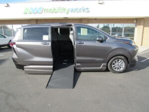 Grey Toyota Sienna with Vantage Mobility Side Entry Automatic In Floor conversion