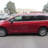 Red Chrysler Pacifica with Driverge Side Entry Automatic Fold Out conversion